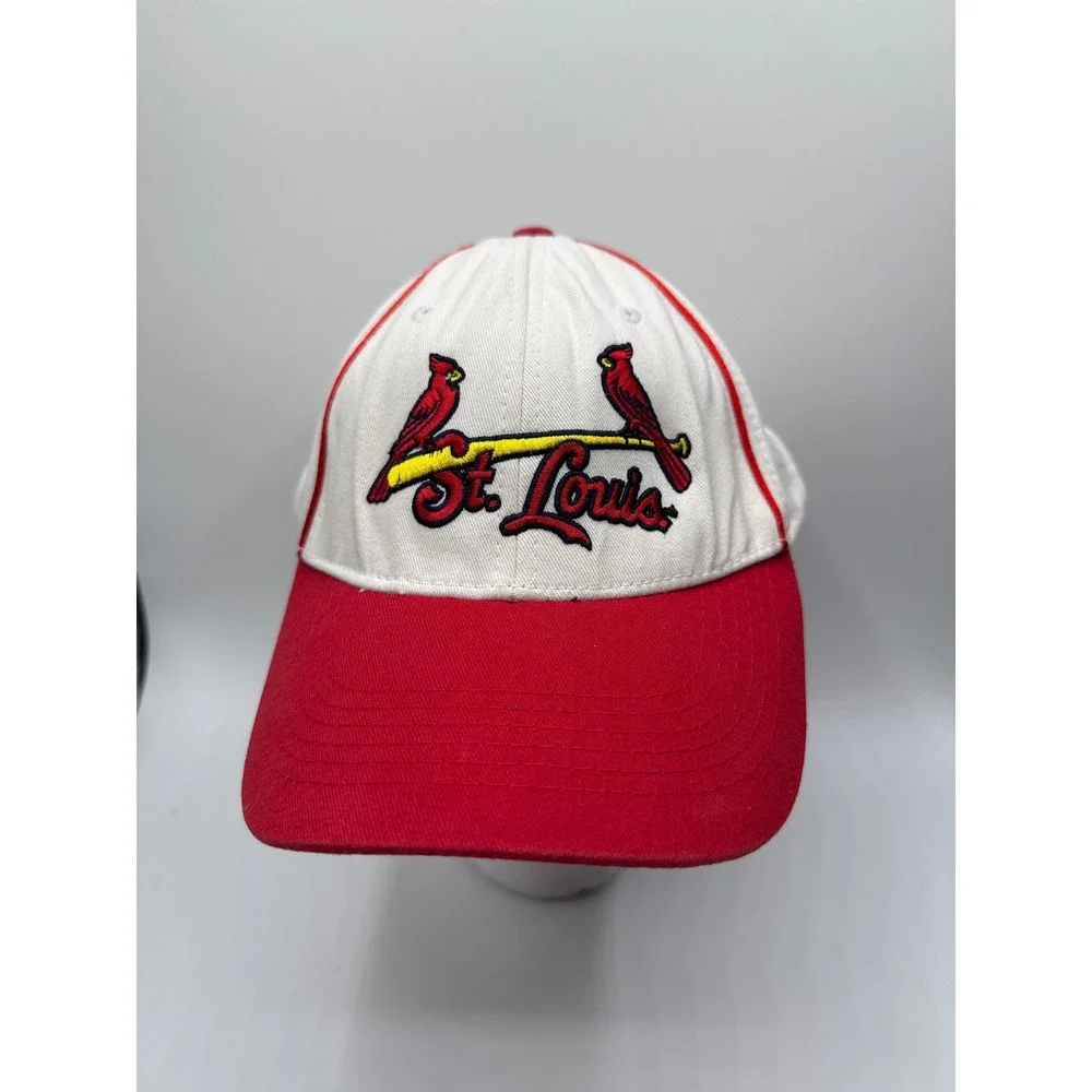 St Louis Cardinals MLB Baseball Cap Hat Red White Adjustable US Cellular Logo